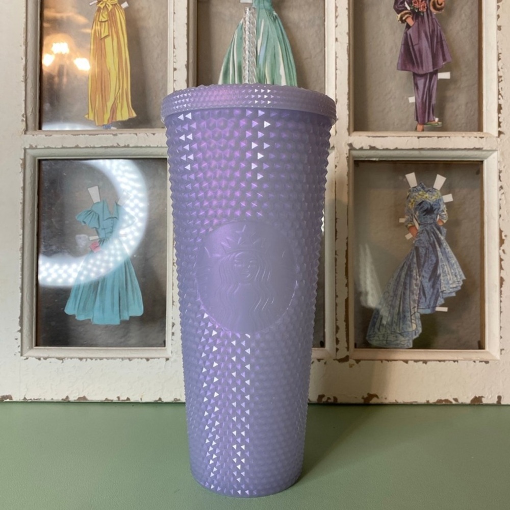 Starbucks Icy Lilac Studded Cup Tumbler 24 oz